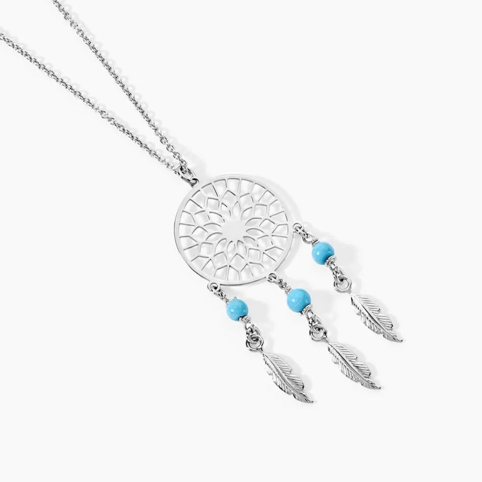 Collier Lou Argent Blanc Oxyde De Zirconium