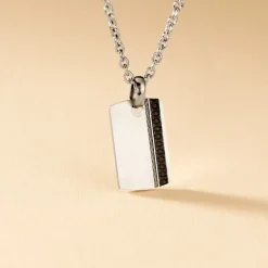 Collier Lovaina Acier Blanc