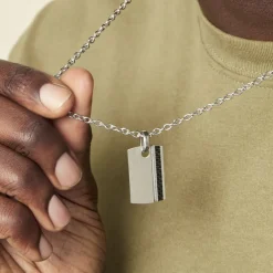 Collier Lovaina Acier Blanc