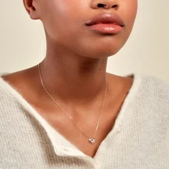 Collier Love Is In The Air Or Jaune Oxyde De Zirconium