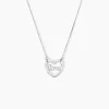 Collier Lovia Argent Blanc