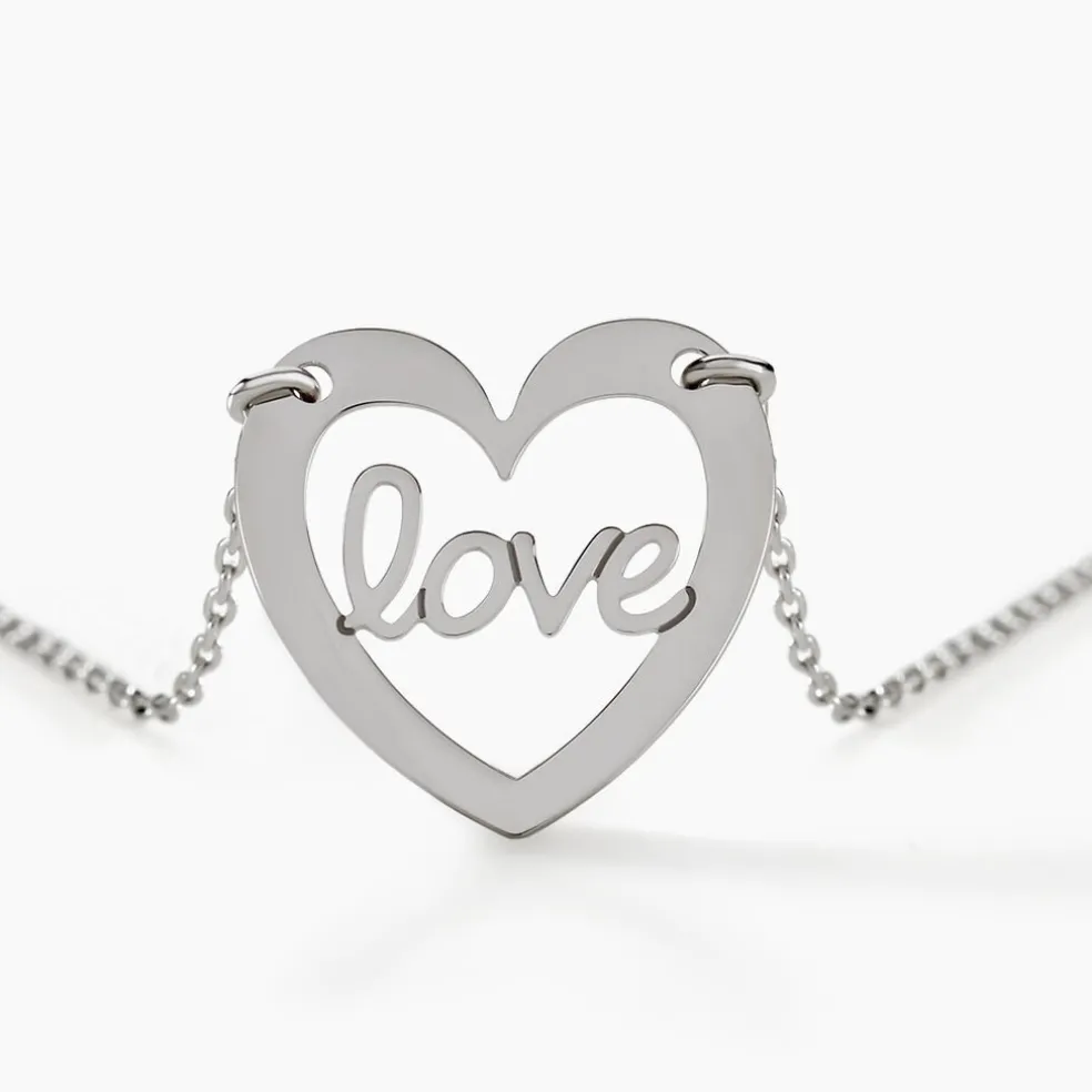 Collier Lovia Argent Blanc