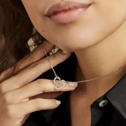 Collier Lovia Argent Blanc