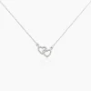 Collier Loving Argent Blanc Oxyde De Zirconium