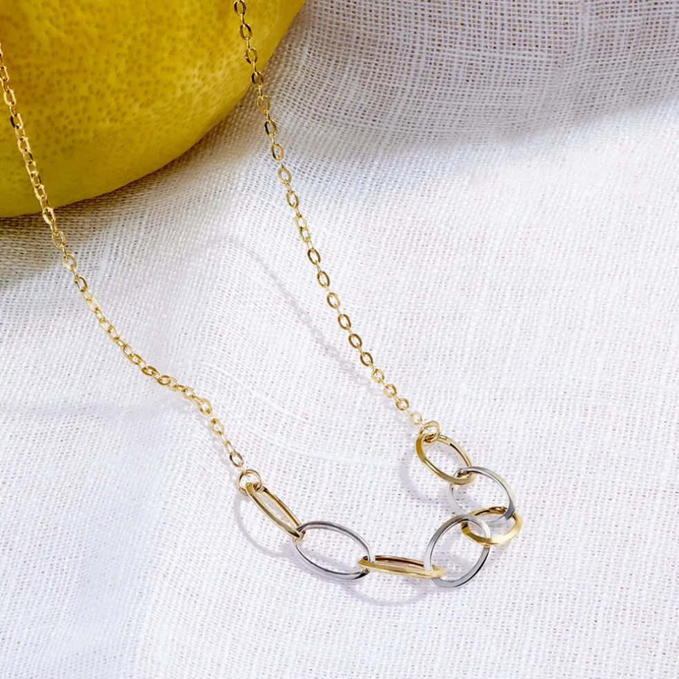 Collier Lucette Or Bicolore