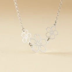 Collier Lucrezia Argent Blanc