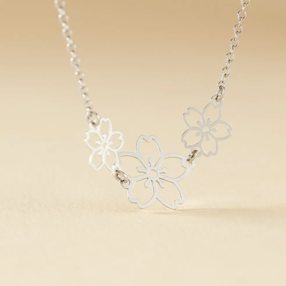 Collier Lucrezia Argent Blanc