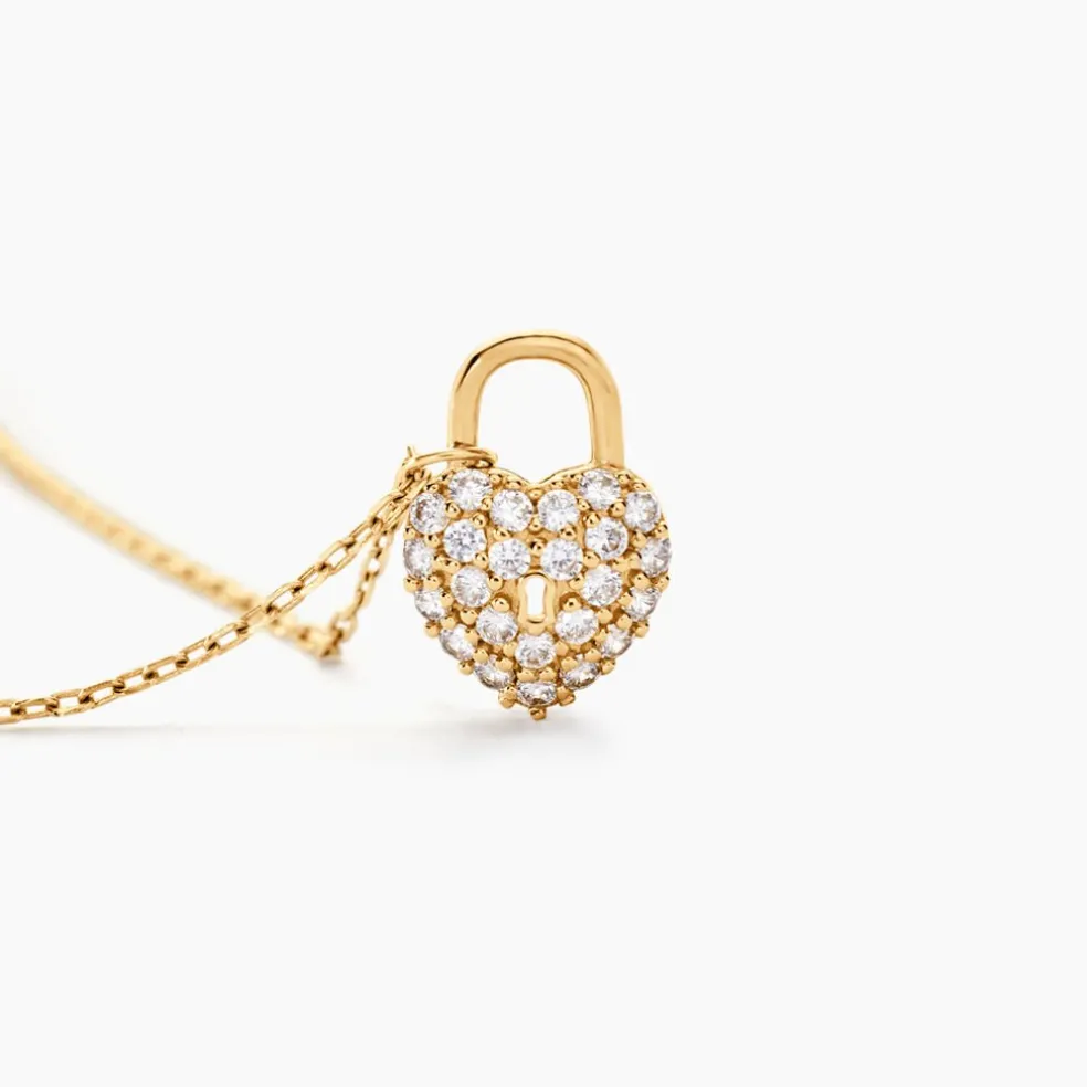 Collier Lucrezio Or Jaune Oxyde De Zirconium