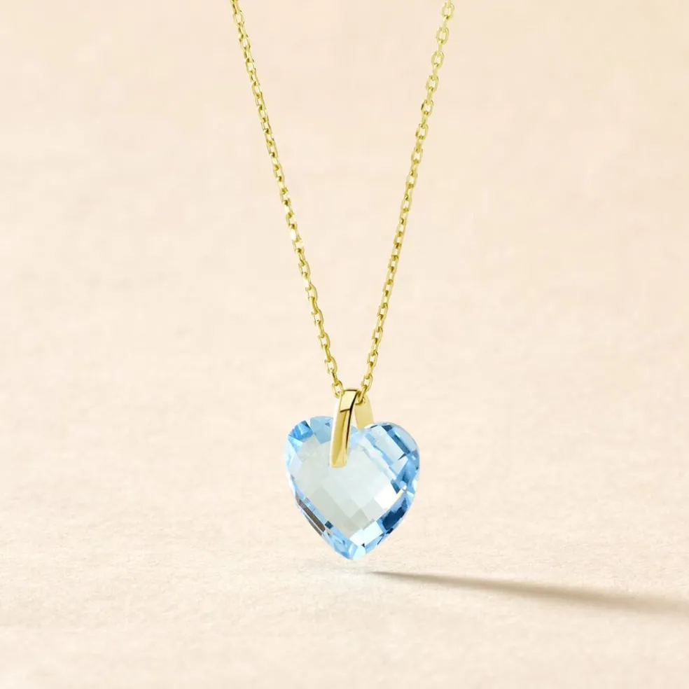 Collier Ludmille Or Jaune Topaze