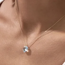 Collier Ludmille Or Jaune Topaze