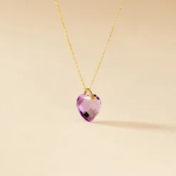 Collier Ludmille Or Jaune Amethyste