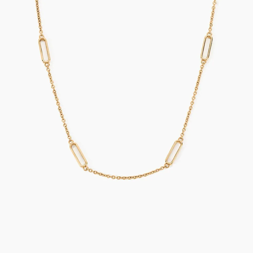 Collier Lueur Plaqué Or Jaune