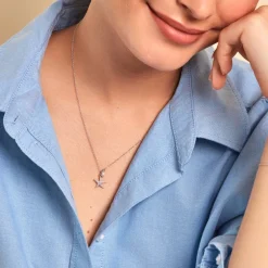 Collier Lupita Argent Blanc Perle De Culture