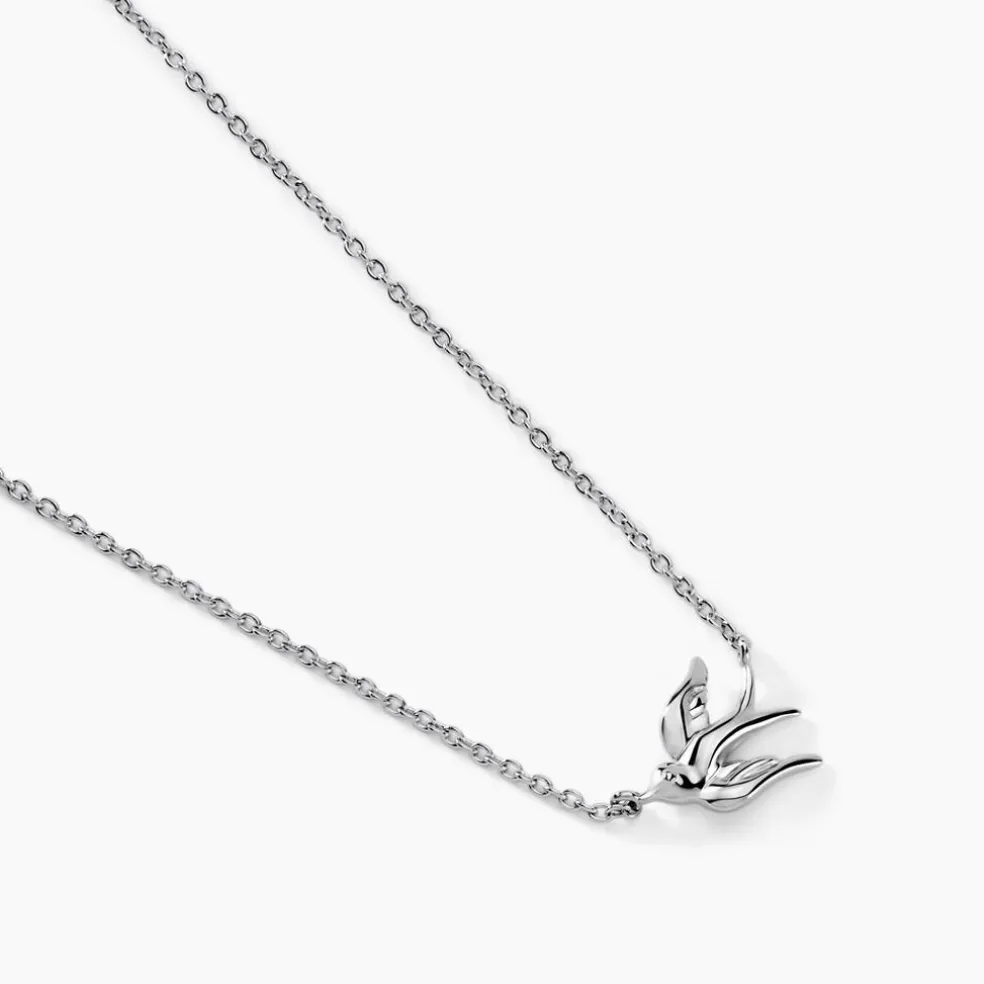 Collier Luya Argent Blanc