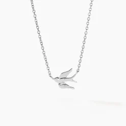 Collier Luya Argent Blanc