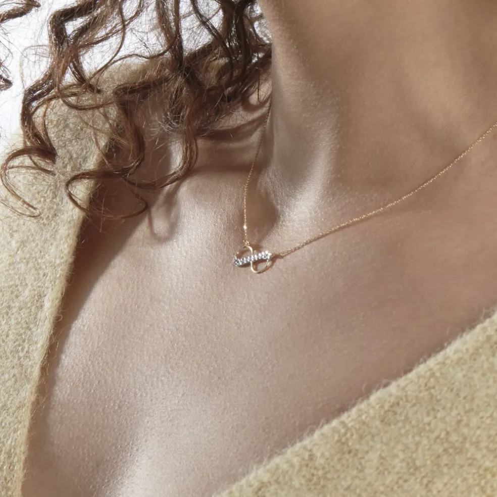 Collier Lyana Infini Diamante Or Jaune