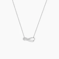 Collier Lylou Argent Blanc Oxyde De Zirconium