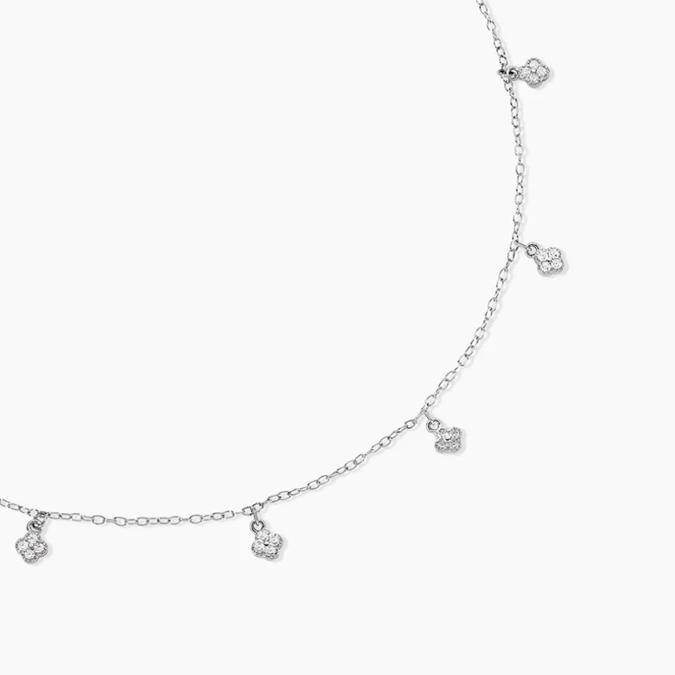 Collier Lysandra Argent Blanc Oxyde De Zirconium