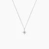 Collier Lysianne Argent Blanc Oxyde De Zirconium