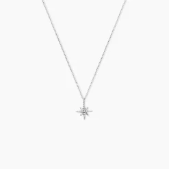 Collier Lysianne Argent Blanc Oxyde De Zirconium