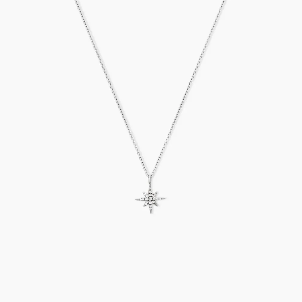 Collier Lysianne Argent Blanc Oxyde De Zirconium