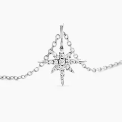 Collier Lysianne Argent Blanc Oxyde De Zirconium