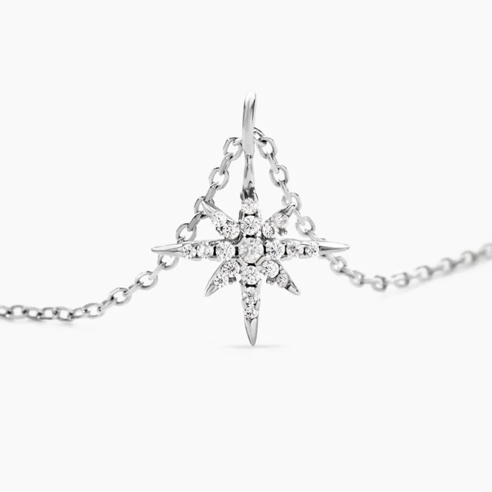 Collier Lysianne Argent Blanc Oxyde De Zirconium