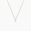 Collier Mable Or Jaune Diamant Synthétique