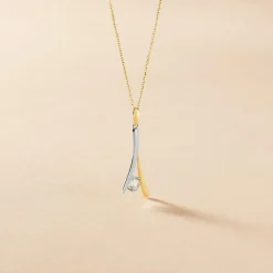 Collier Madli Or Bicolore Topaze