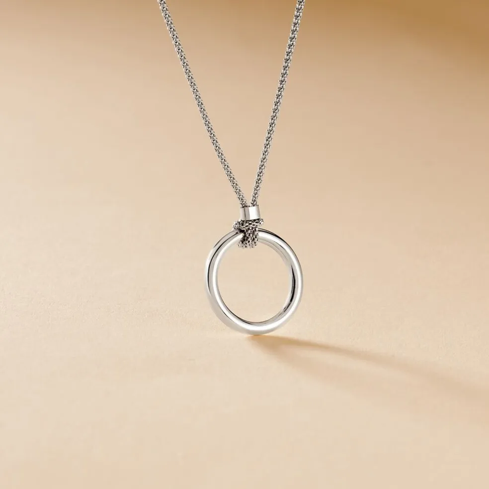 Collier Magda Argent Blanc