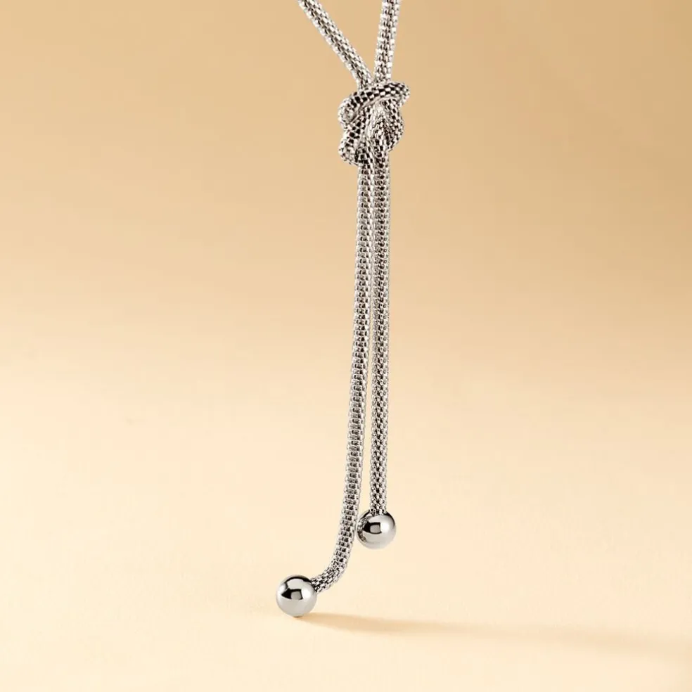 Collier Mahaca Acier Blanc