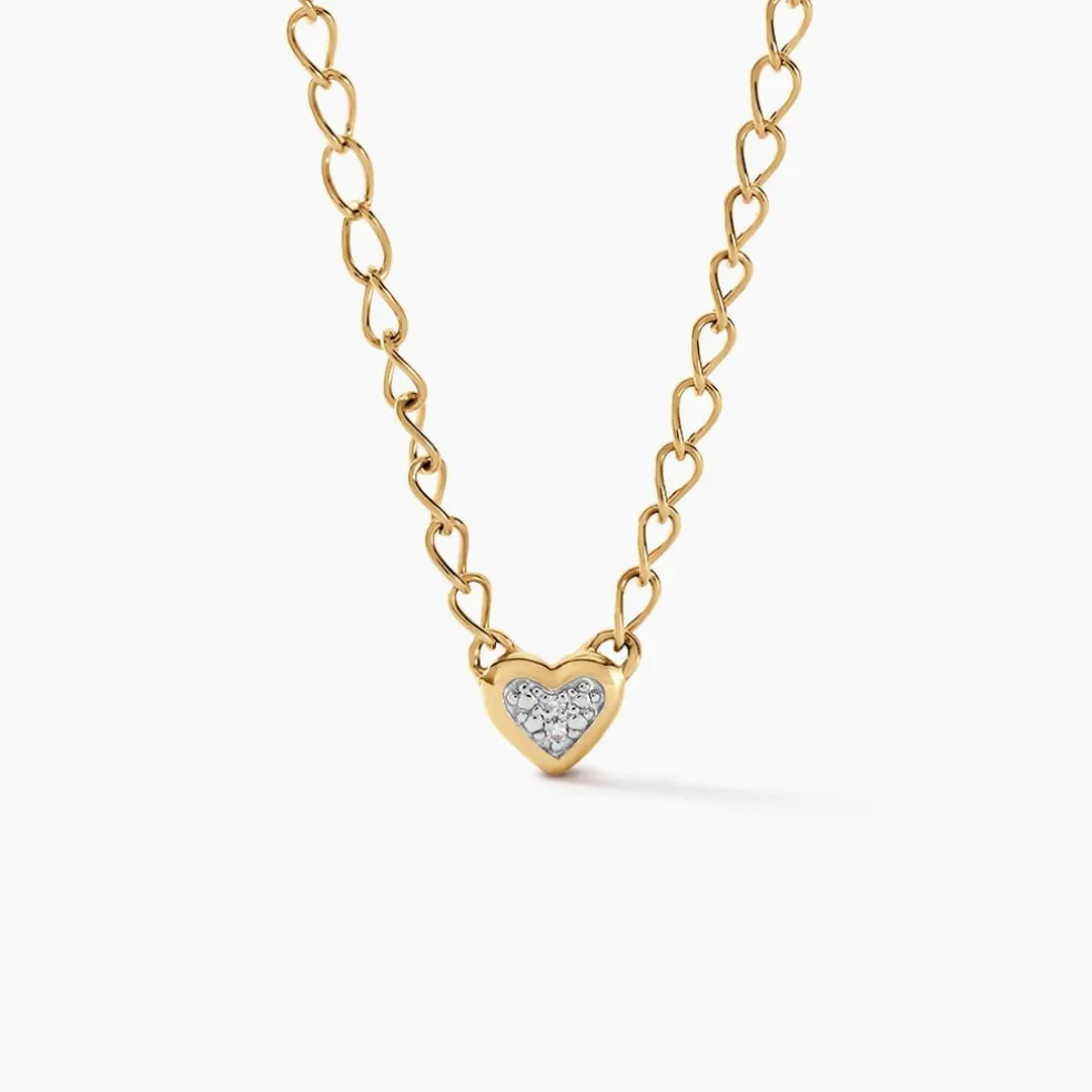 Collier Mahe Or Jaune Diamant