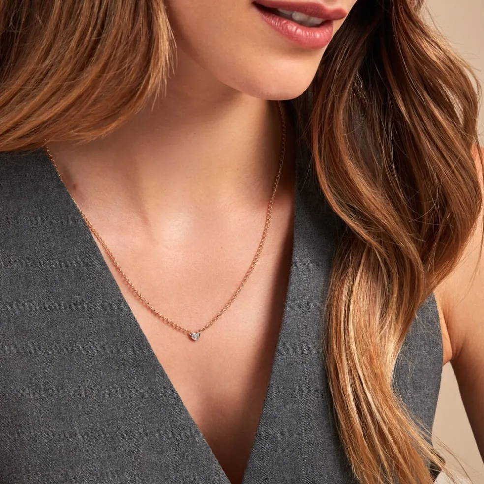 Collier Mahe Or Jaune Diamant