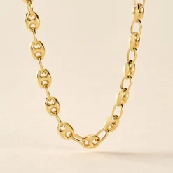 Collier Maille Dami Maille Grain De Cafe Or Jaune