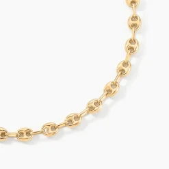 Collier Maille Dami Maille Grain De Cafe Or Jaune