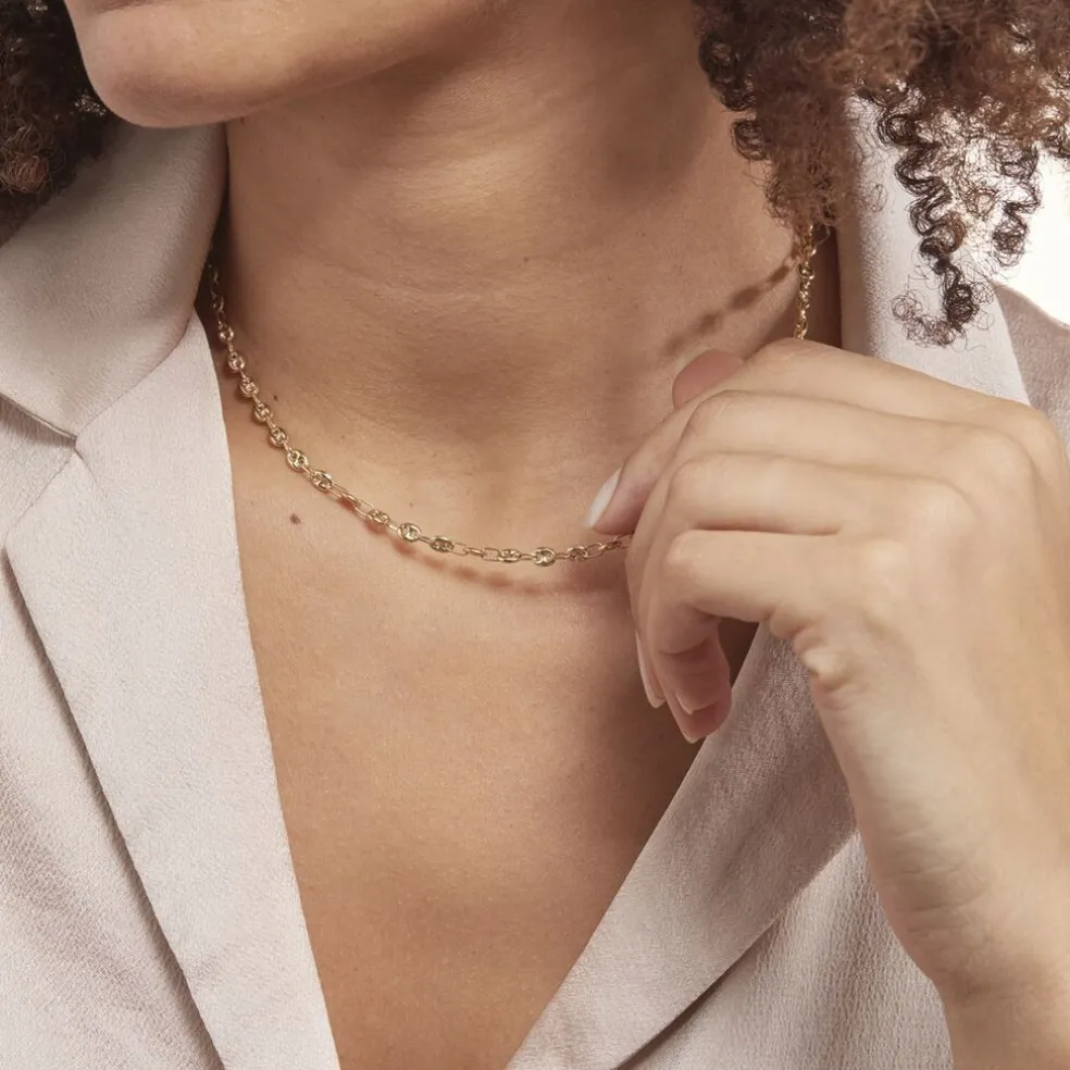 Collier Maille Dami Or Jaune
