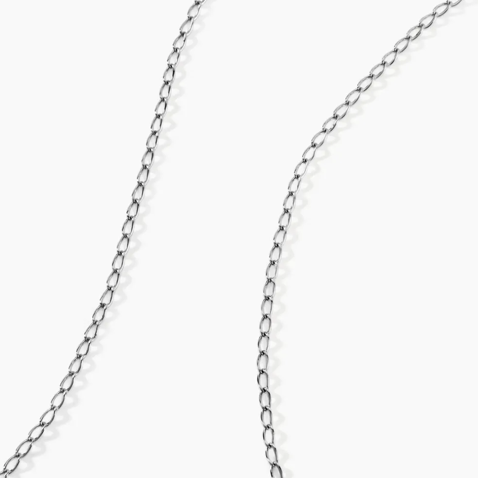 Collier Maille Nuncio Argent Blanc