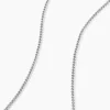 Collier Maille Piato Argent Blanc
