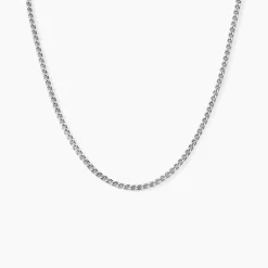 Collier Maille Piato Argent Blanc
