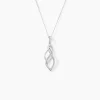 Collier Malika Argent Blanc Oxyde De Zirconium