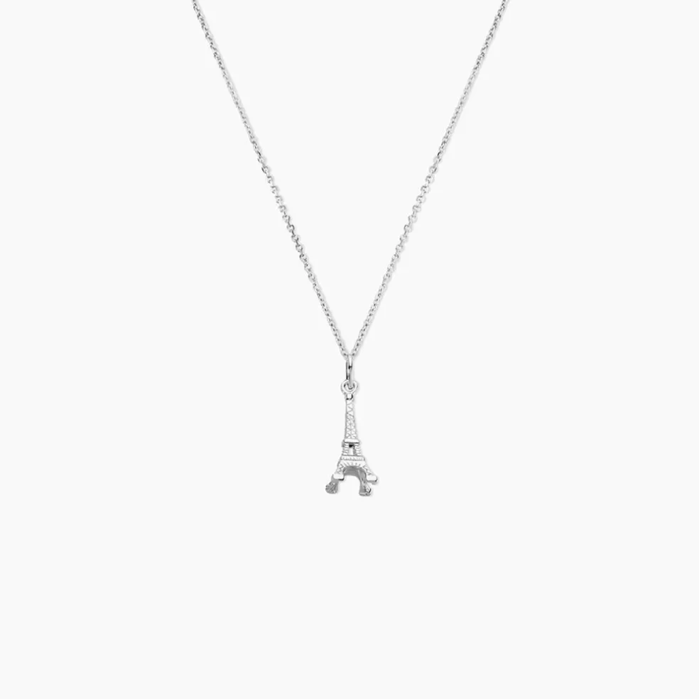 Collier Marceau Argent Blanc