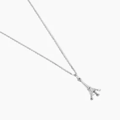 Collier Marceau Argent Blanc