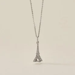 Collier Marceau Argent Blanc