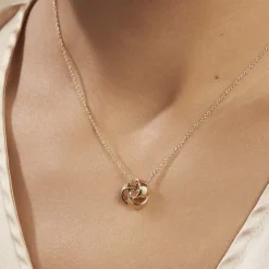 Collier Marcelina Plaqué Or Jaune