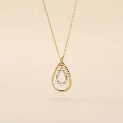Collier Marganela Or Jaune Diamant