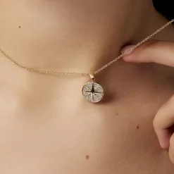Collier Maria-carmen Plaqué Or Jaune Oxyde De Zirconium