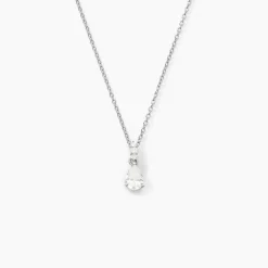 Collier Marie-helena Argent Blanc Oxyde De Zirconium