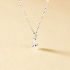 Collier Marie-helena Argent Blanc Oxyde De Zirconium