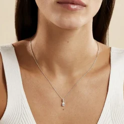 Collier Marie-helena Argent Blanc Oxyde De Zirconium