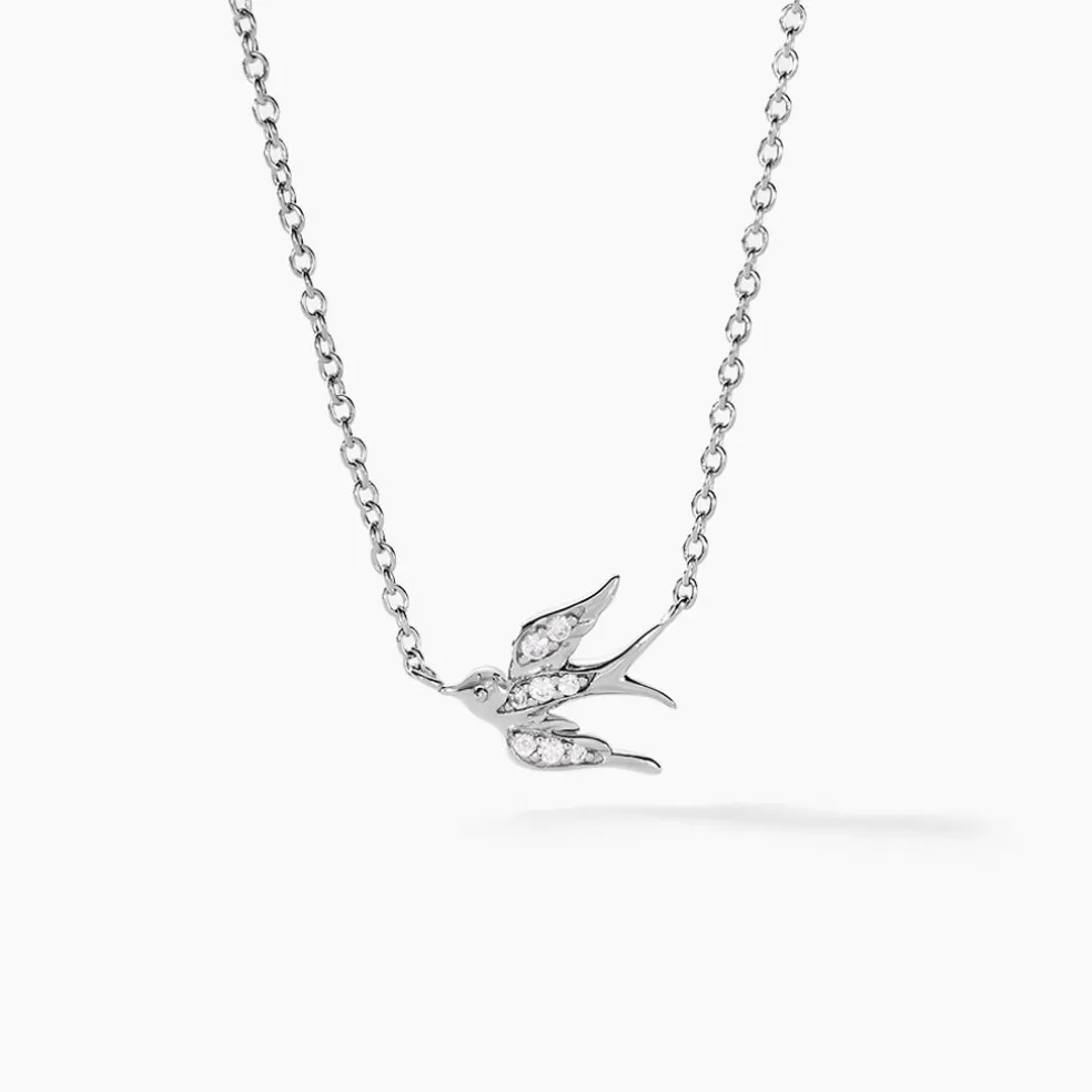 Collier Marilla Argent Blanc Oxyde De Zirconium